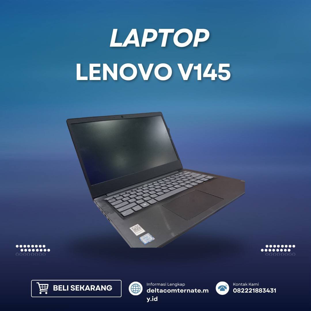LENOVO V145AMD 9A-9425, RAM 4 GB HDD 1 TB DISPLAY 14 INC MULUS TYPE BARU BODY SLIM