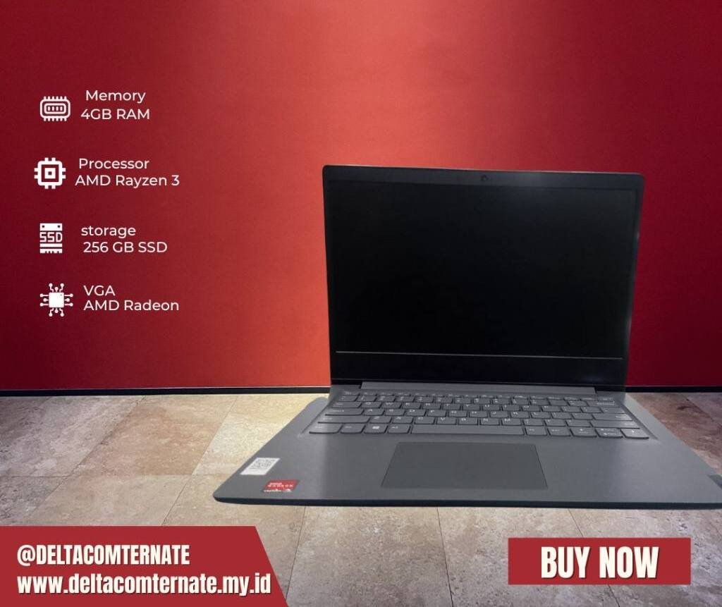LENOVO 82C6 INTEL CELERON RAM 4 SSD 256 GB ANTI LEMOT DISPLAY 14 INC MULUS TYPE BARU BODY SLIM