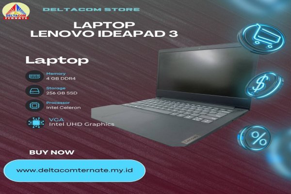 INTEL CELERON RAM 4 GB SSD 256 GB ANTI LEMOT DISPLAY 14 INC MULUS TYPE BARU BODY SLIM
