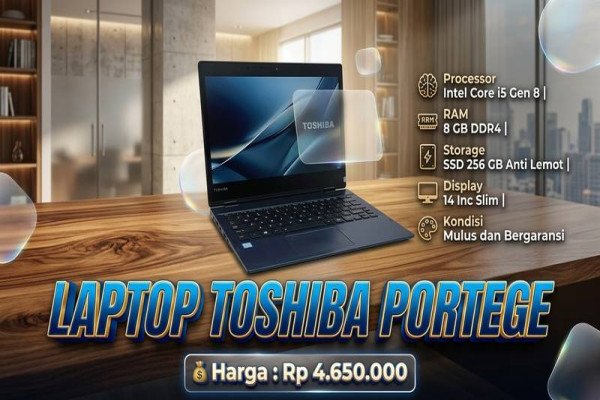 LAPTOP TOSHIBA PORTEGE