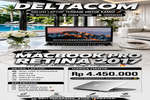 LAPTOP MACBOOK PRO RETINA 2017